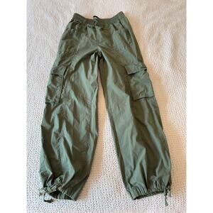 Aerie Sage Green Offline Cargo Joggers Parachute Pants Gorpcore Streetwear